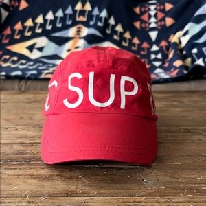 Used Supreme 2009 cap size free red